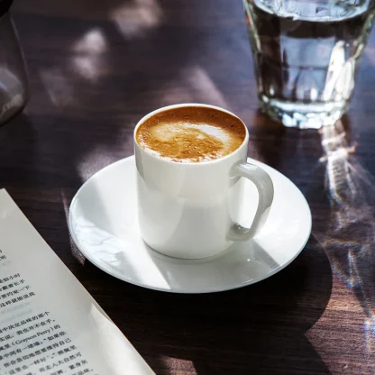 Simple Minimalist White Tea Set - Image 2