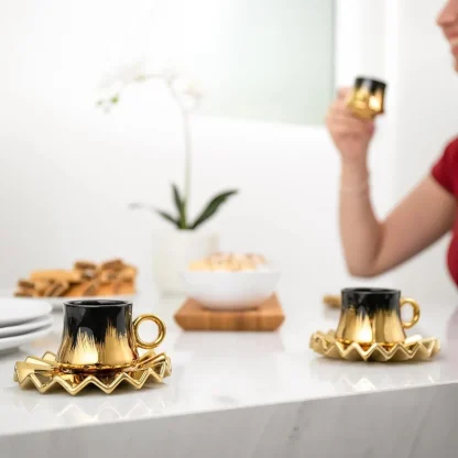 Luxury Brush Stroke Tea Set - Image 6
