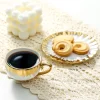 Gold-like Stroke Trim Tea Set - Image 2