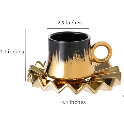 Luxury Brush Stroke Tea Set - Image 7
