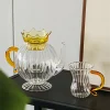 Crown Shaped Clear Tea Set