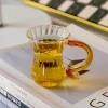Crown Shaped Clear Tea Set - Image 6
