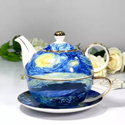 Printed Stackable Tea Set - Image 3