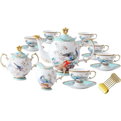 Hollow Out Bottom Tea Set - Image 3