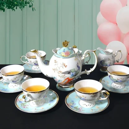 Hollow Out Bottom Tea Set