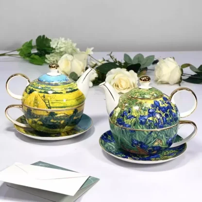 Printed Stackable Tea Set