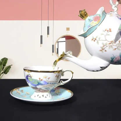 Hollow Out Bottom Tea Set - Image 2