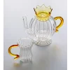 Crown Shaped Clear Tea Set - Image 3